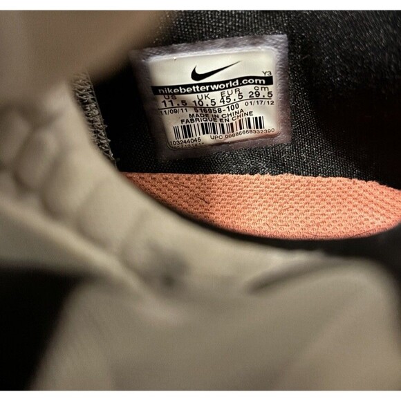 Nike LeBron 9 P.S. Elite “Home” White/Metallic Gold-Black Men’s 11.5 516958-100 - Picture 10 of 10